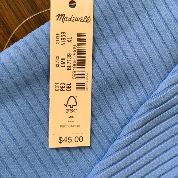 Madewell Ribbed high-cut bikini bottom - Picture 14 of 14